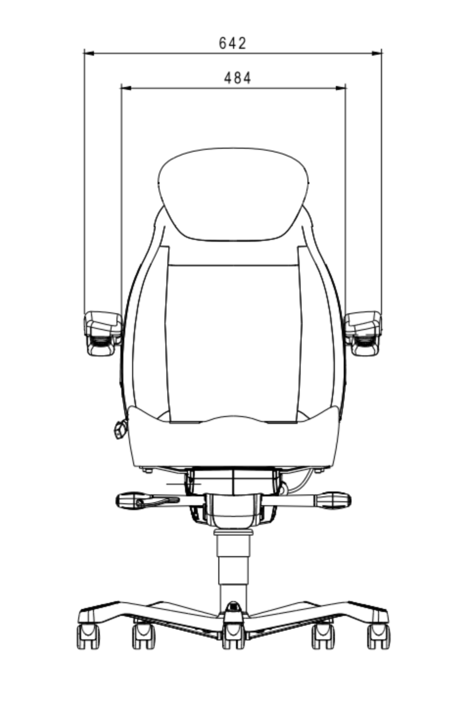 כיסא משרד אורטופדי Navigator