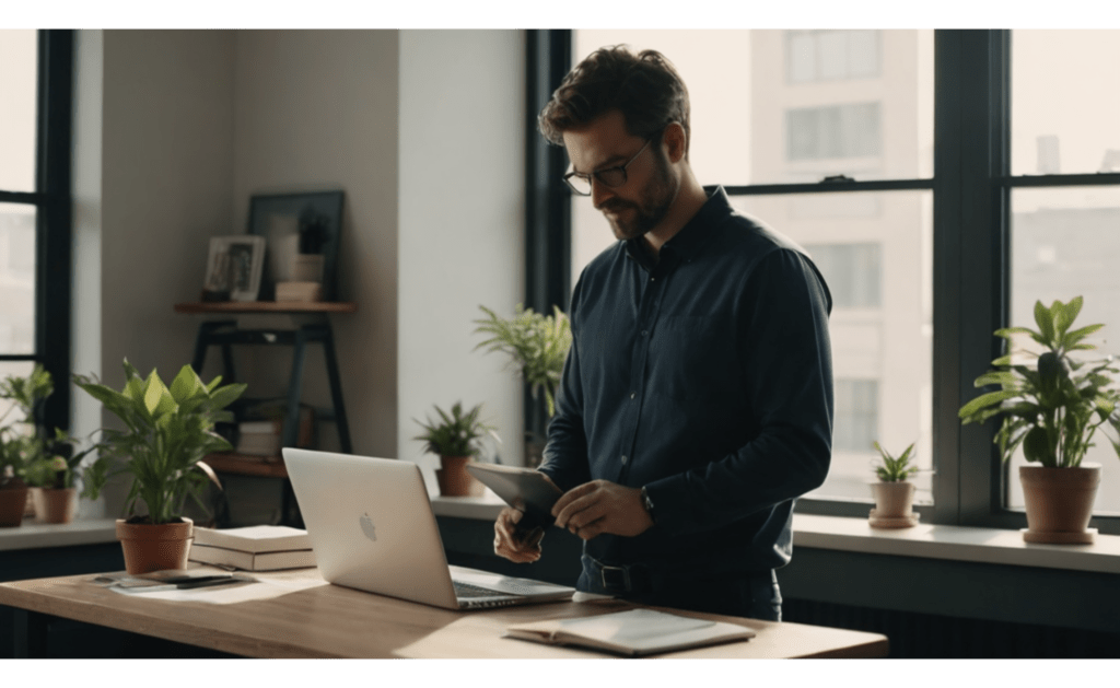שולחן עמידה מתכוונן פרודוקטיביות