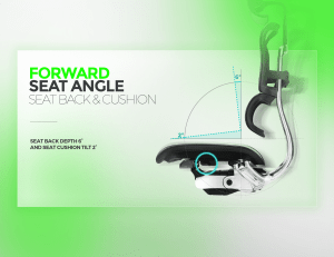 הטיה קדימה כיסא ארגונומי